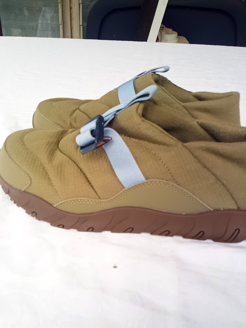 Teva Olive and Light Blue Slip-On Loafers